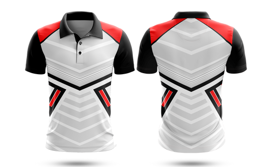 Cricket Jersey - White Arrow