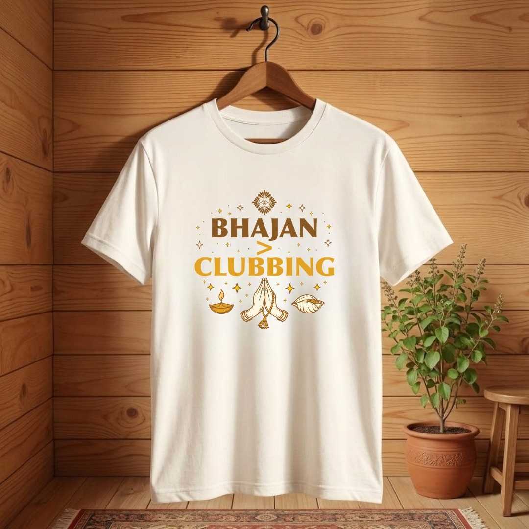 Printed T-shirt Regular : Bhajan Clubbing