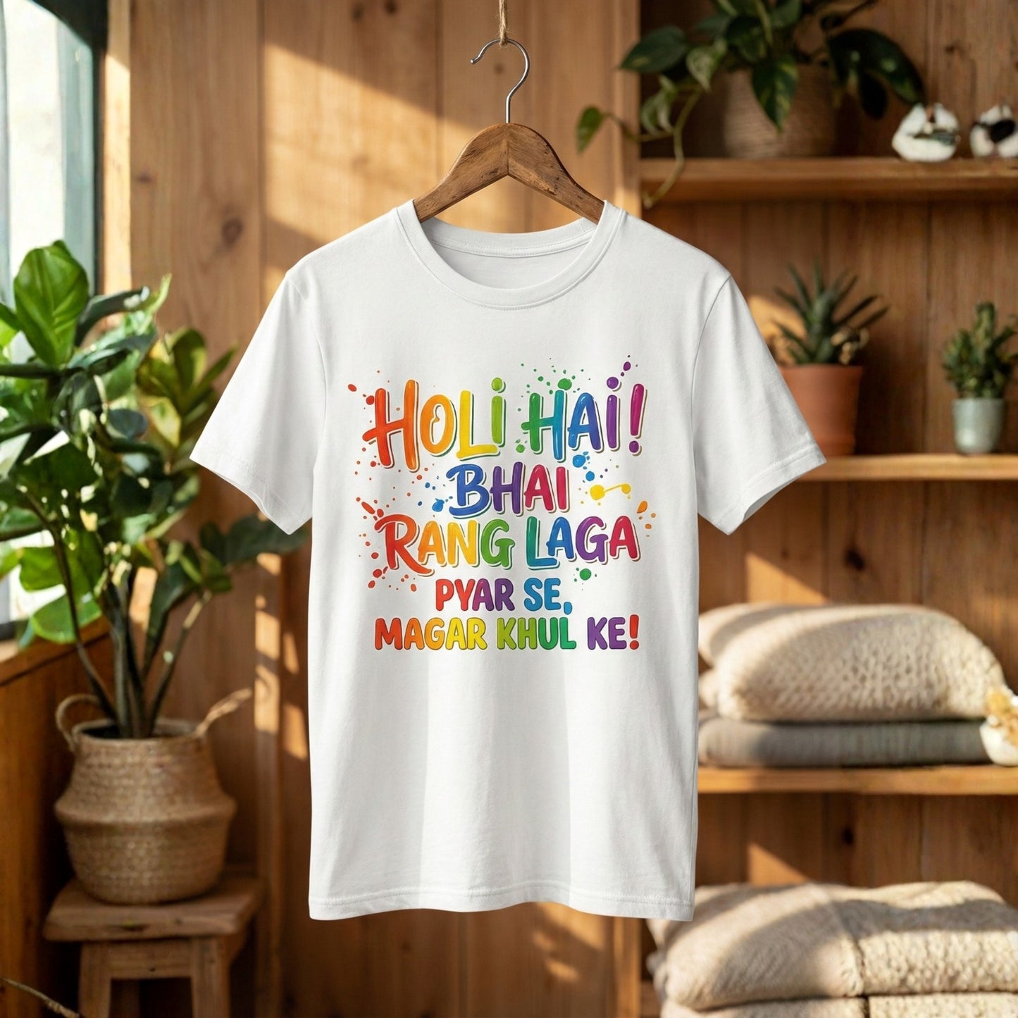 Holi Color Splash T-Shirt - Rang Laga