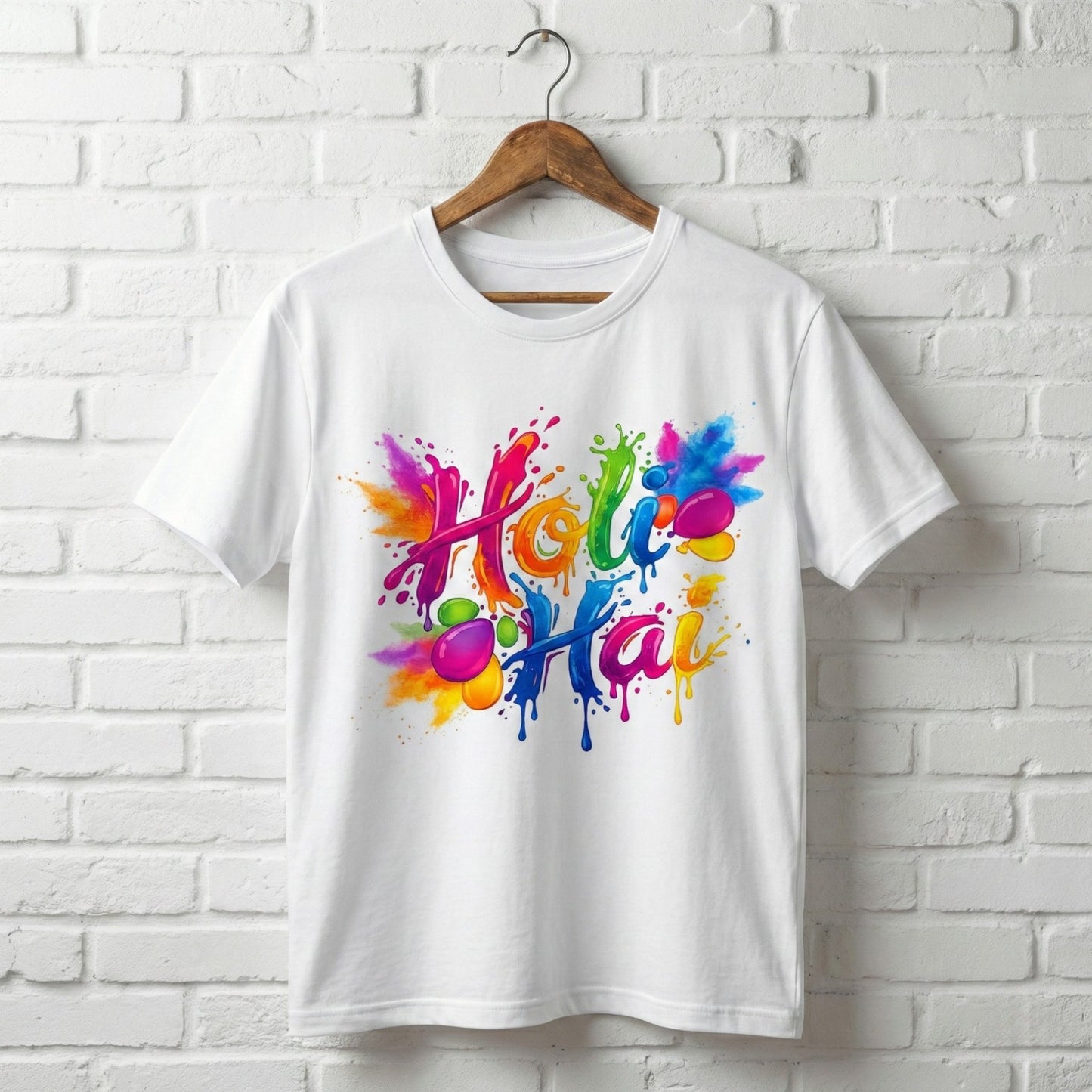 Holi Color Splash T-Shirt - Holi Hai