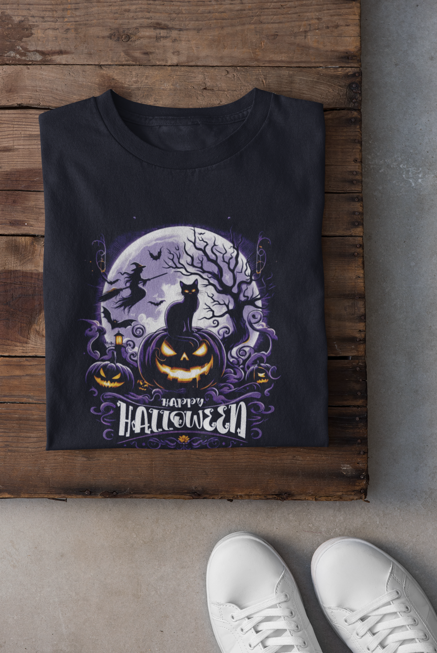 Halloween : Cat Halloween - The Printed Cue LLC