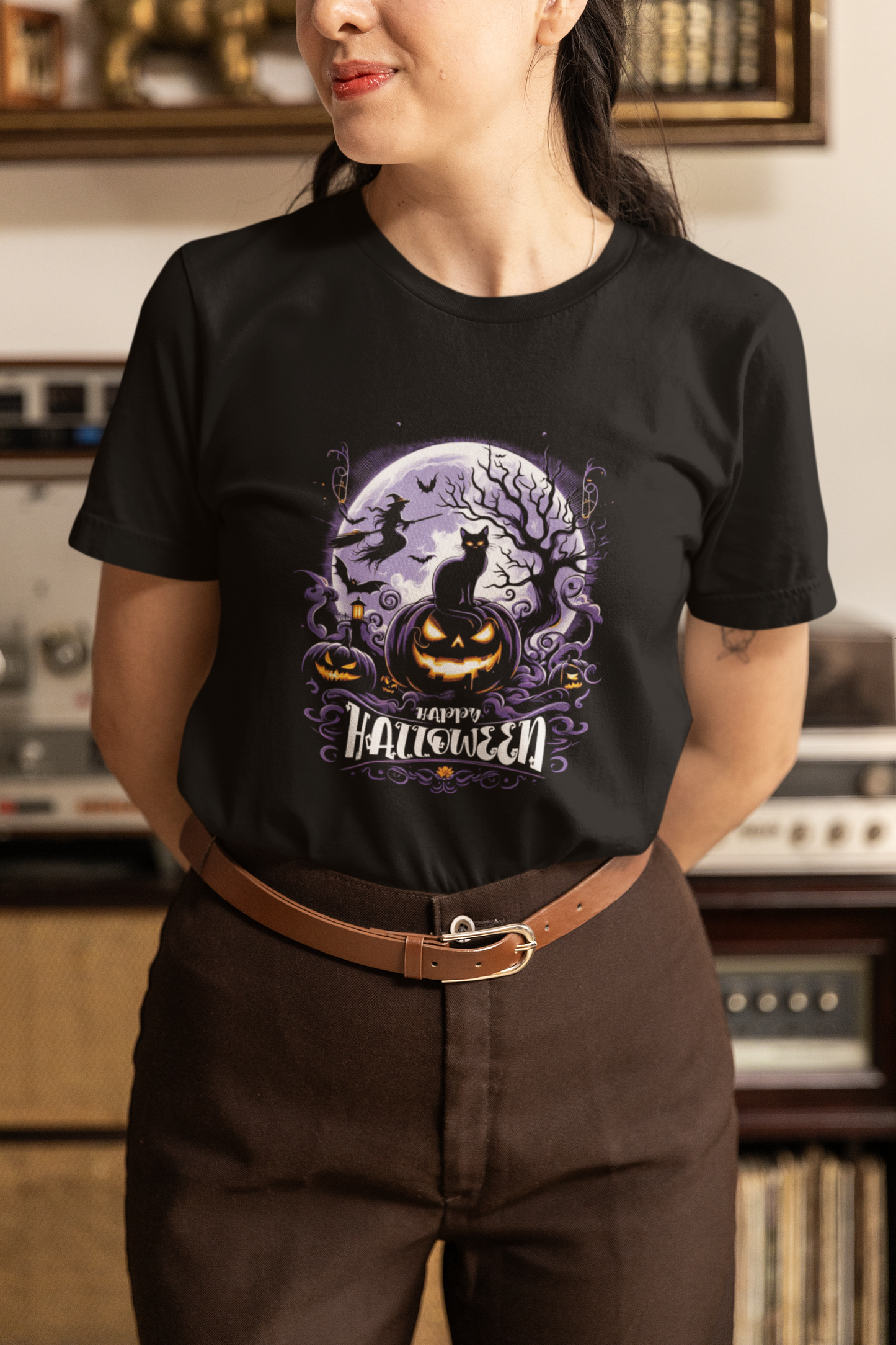 Halloween : Cat Halloween - The Printed Cue LLC