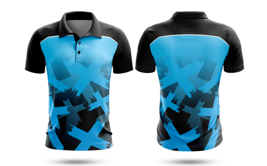 Cricket Jersey - Blue Cross