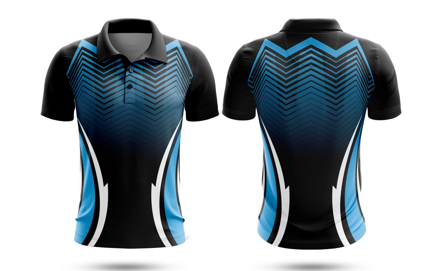 Cricket Jersey - Curvy Blue