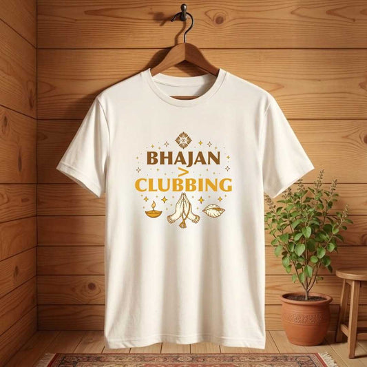 Printed T-shirt Regular : Bhajan Clubbing