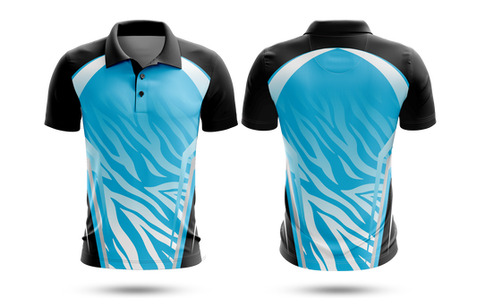 Cricket Jersey - Blue Wave