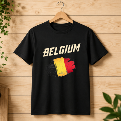 Belgium 2026 World Cup Fan Tee — Front Design