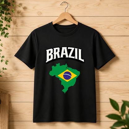 Brazil 2026 World Cup Fan Tee — Front Design