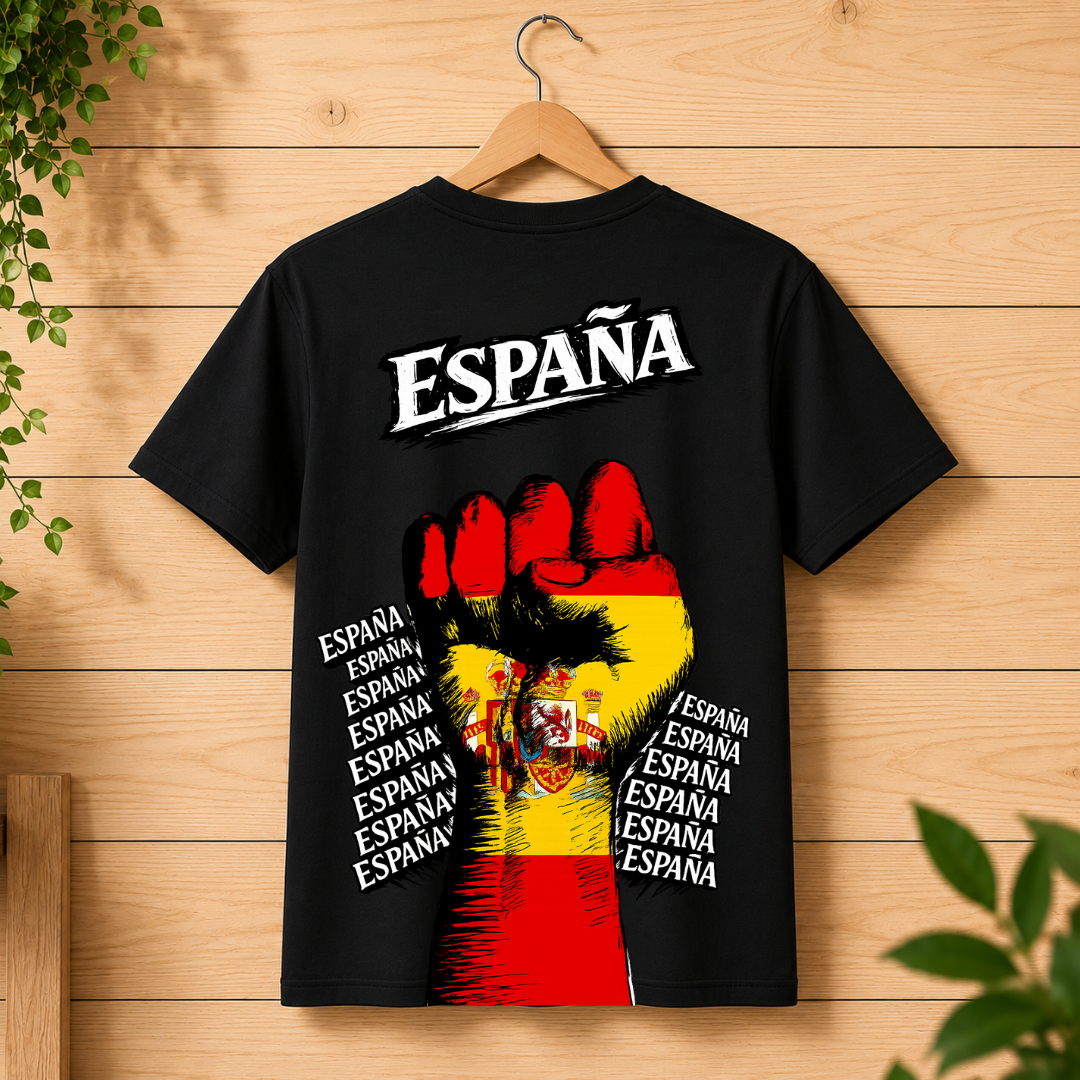 Spain 2026 World Cup Fan Tee — Back Design