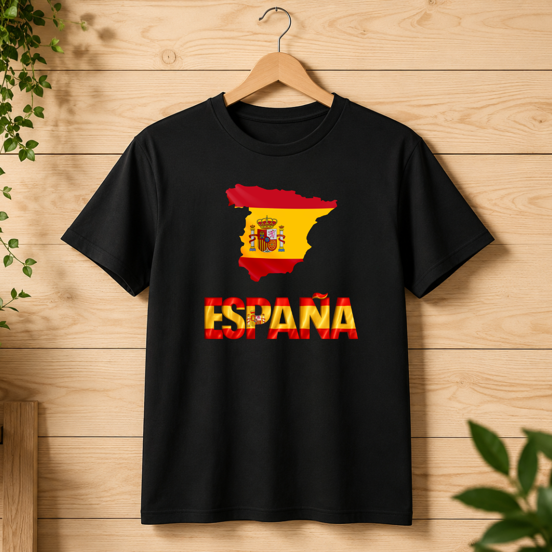 Spain 2026 World Cup Fan Tee — Front Design