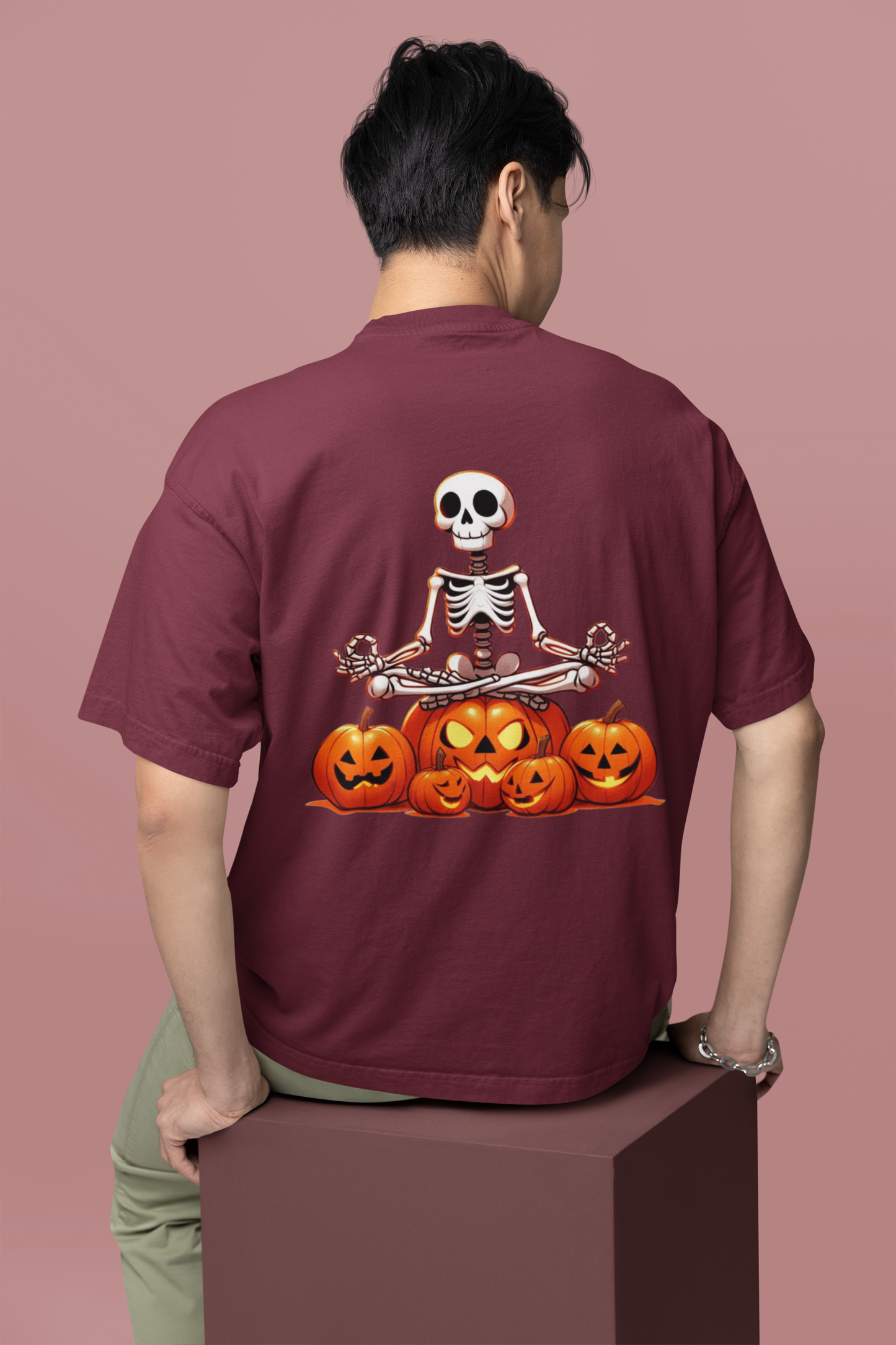 Halloween : Floating Bones - Oversized Tshirt