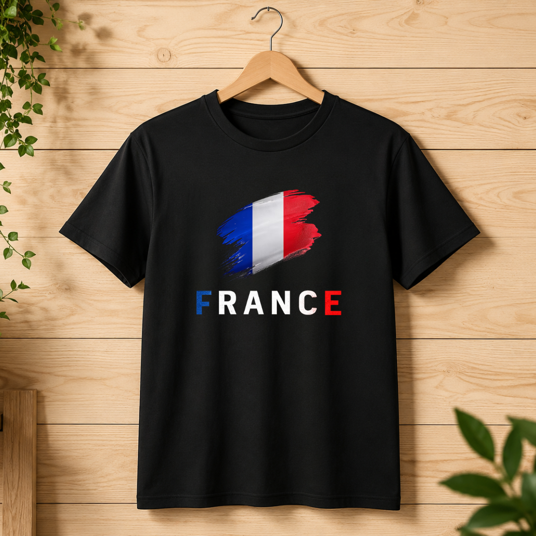 France 2026 World Cup Fan Tee — Front Design