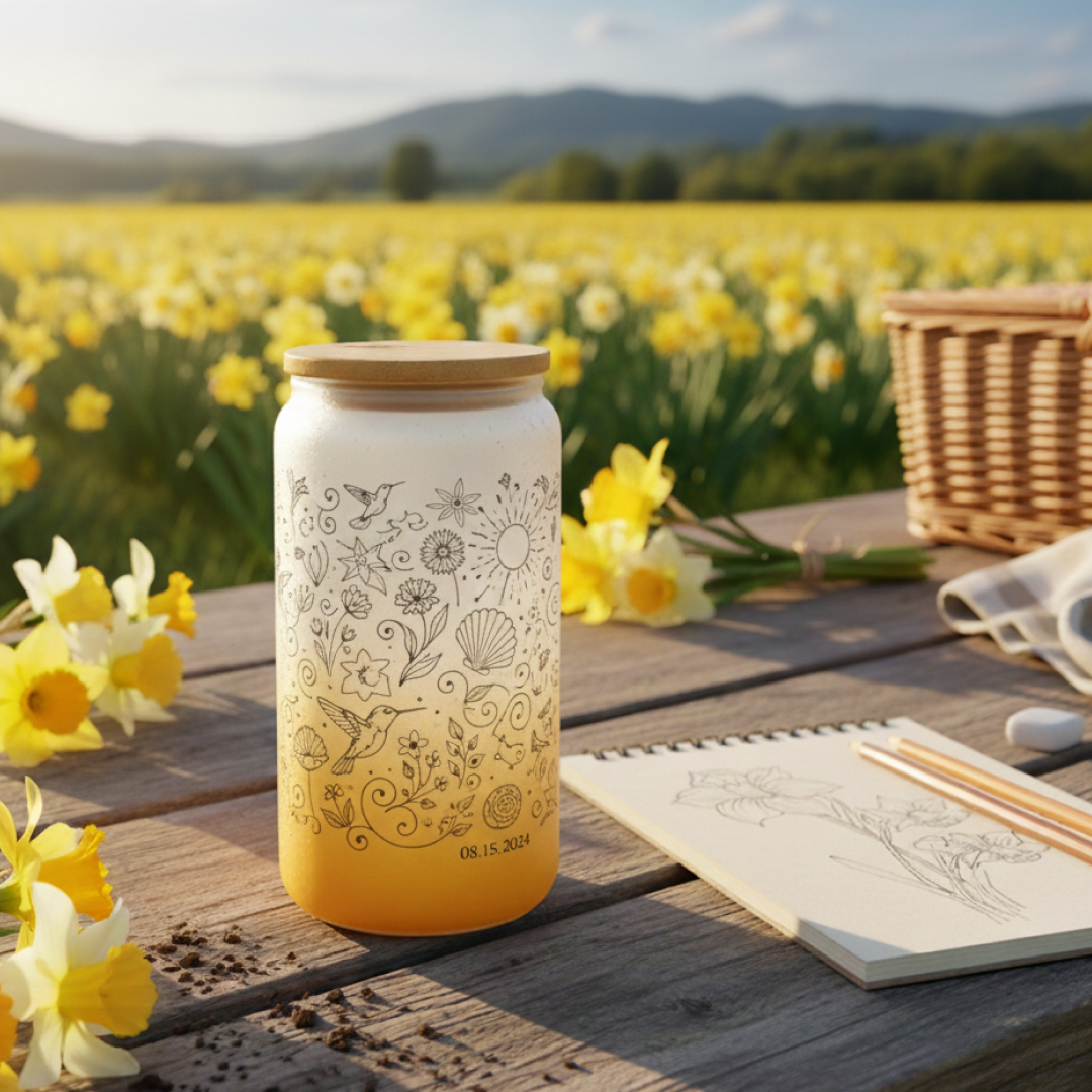 Frosted Glass Tumbler