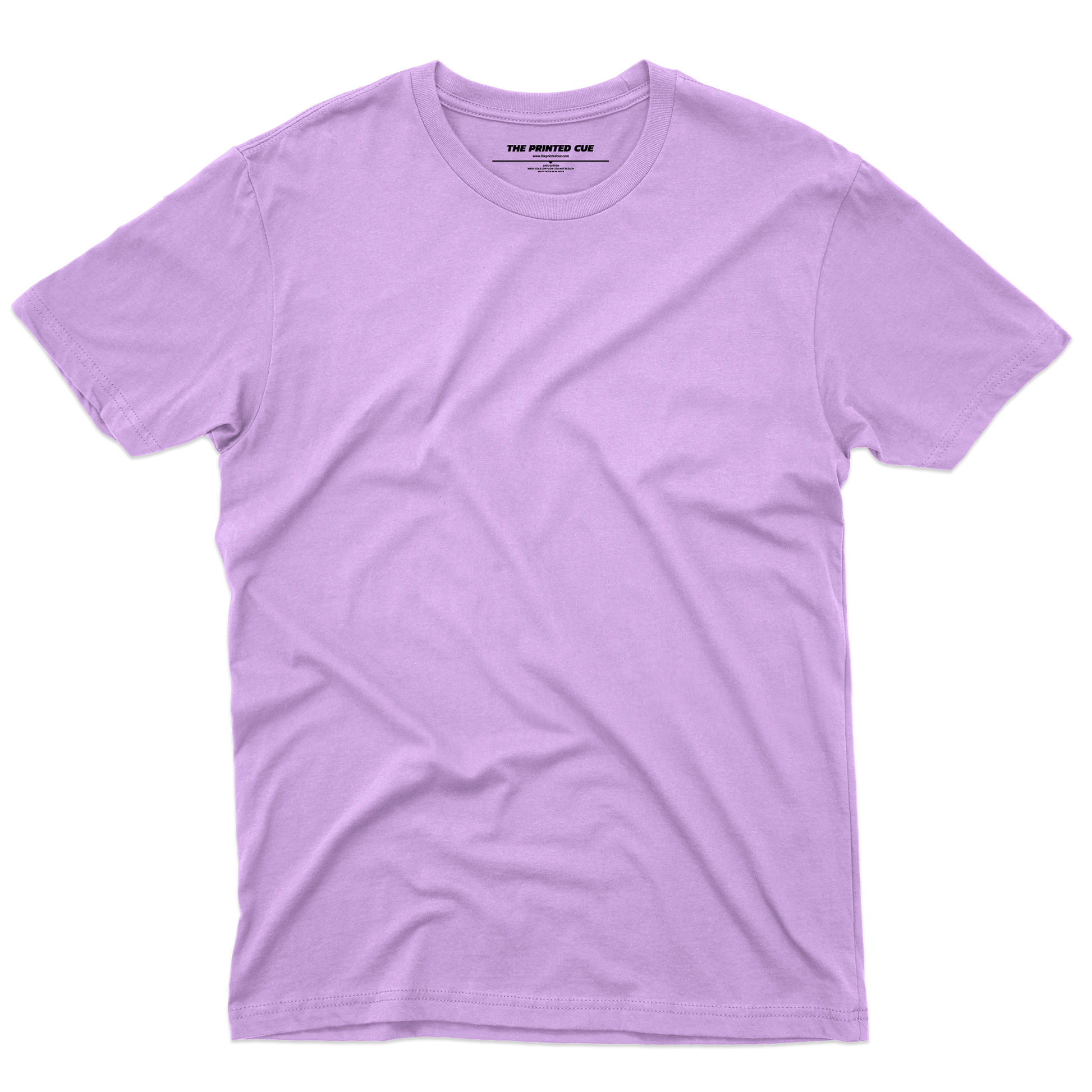 Solids : Lavender T-shirt - The Printed Cue LLC