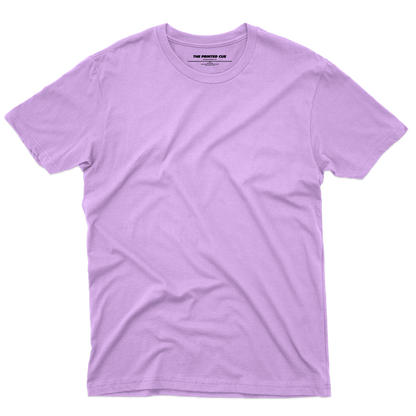 Solids : Lavender T-shirt - The Printed Cue LLC