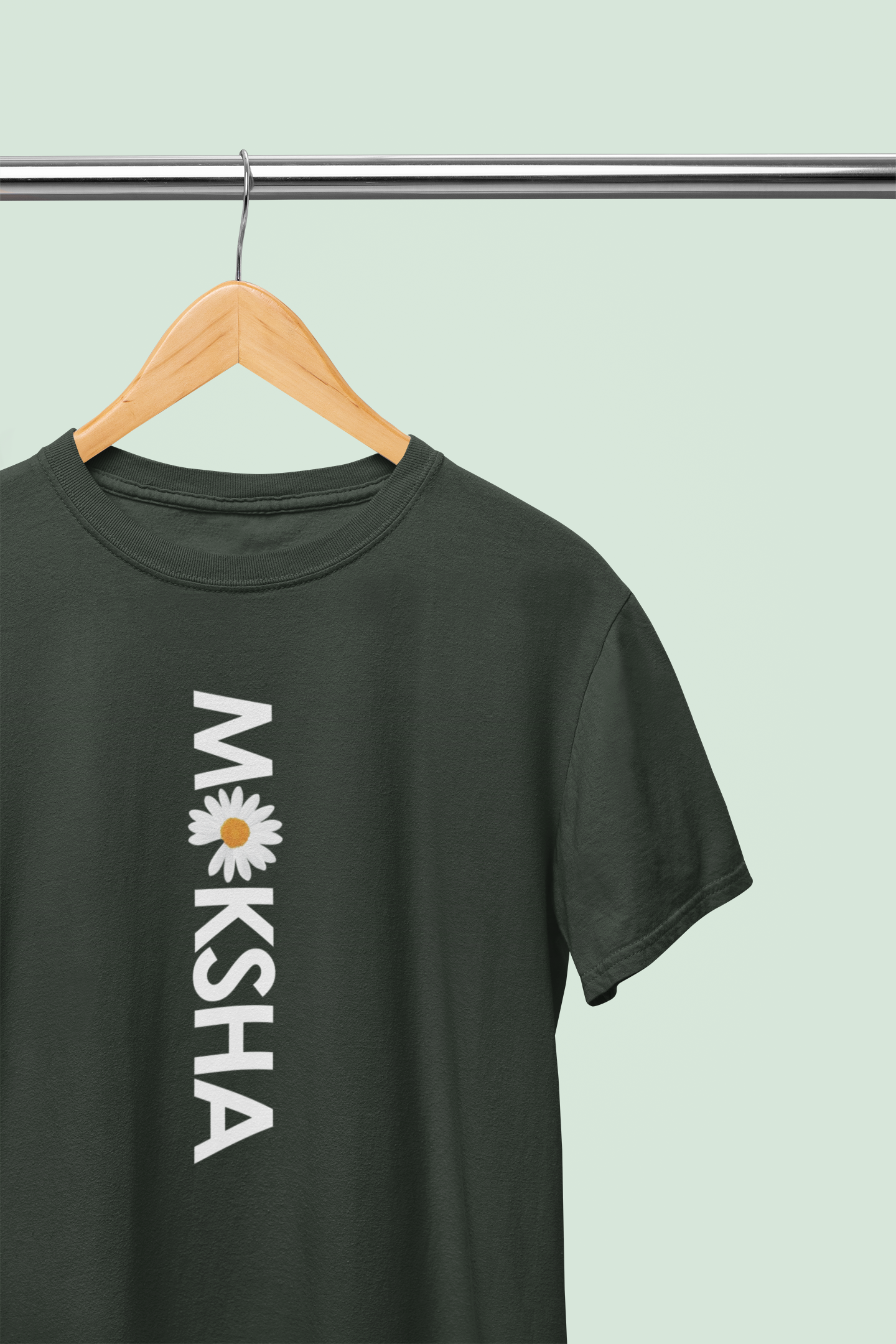 Printed T-shirt Regular : Moksha - The Printed Cue LLC