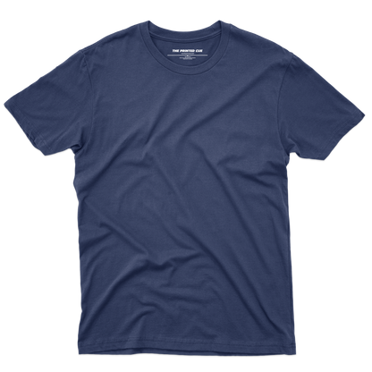 Solids : Navy Blue T-shirt - The Printed Cue LLC