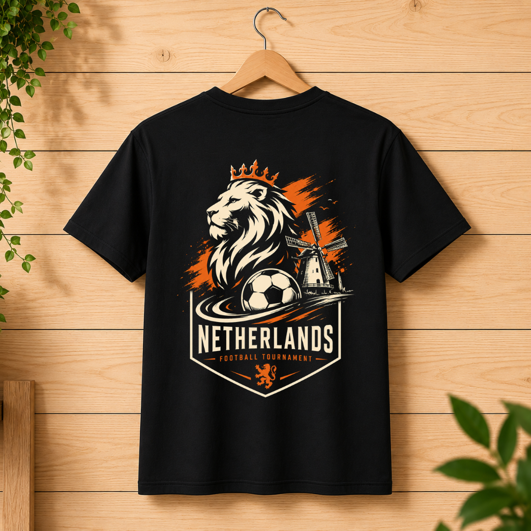 Netherlands 2026 World Cup Fan Tee — Back Design