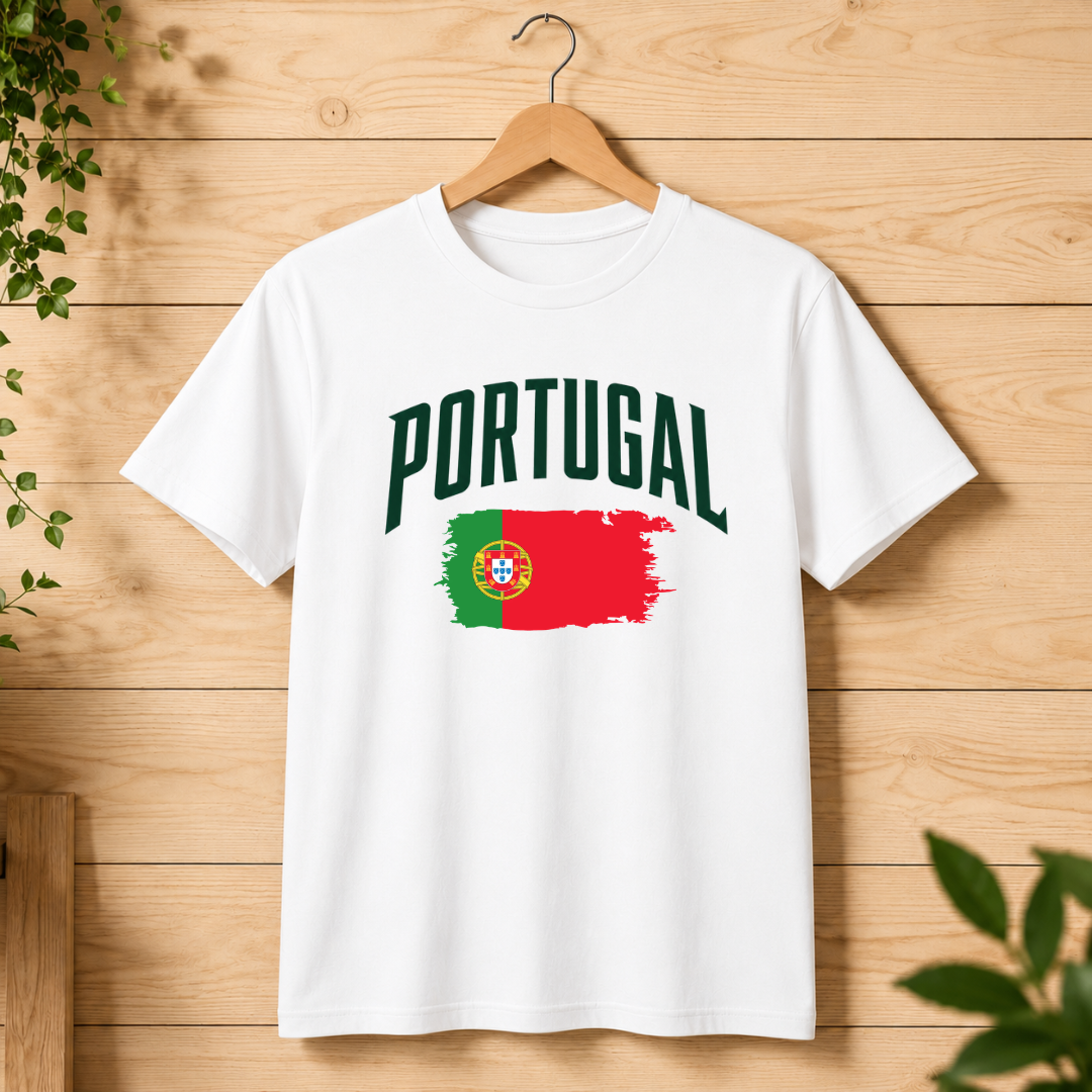 Portugal 2026 World Cup Fan Tee — Front Design