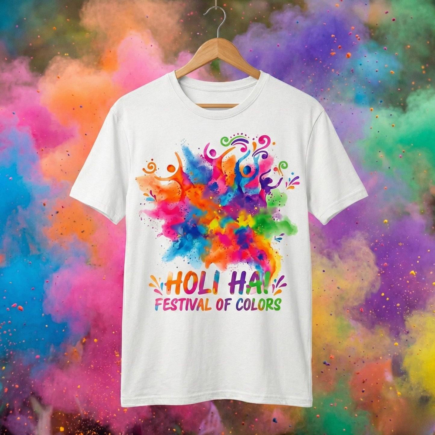 Holi Color Splash T-Shirt - Festival color