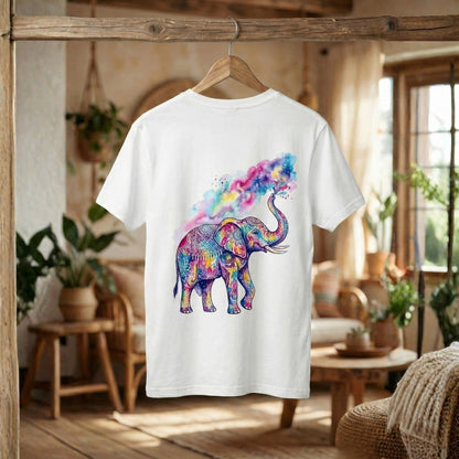 Holi Color Splash T-Shirt - Elephant