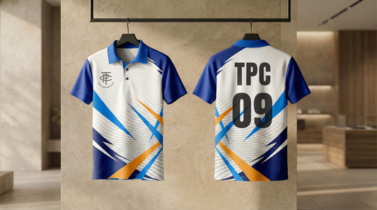 Cricket Jersey - Blue Black