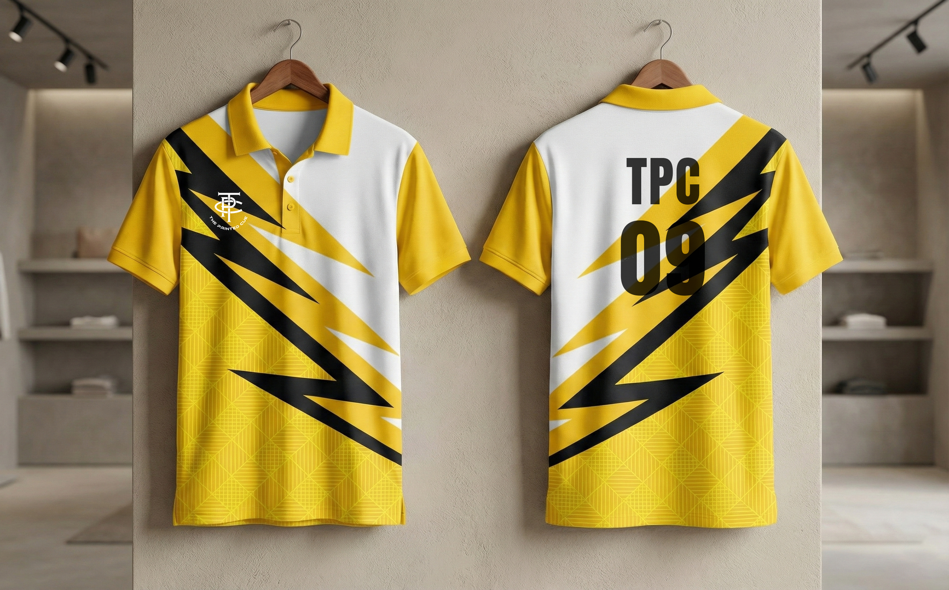 Cricket Jersey - Yellow
