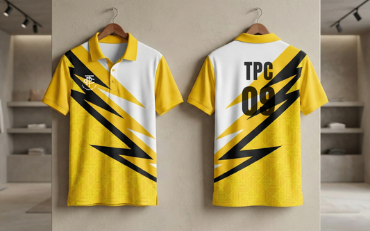 Cricket Jersey - Yellow