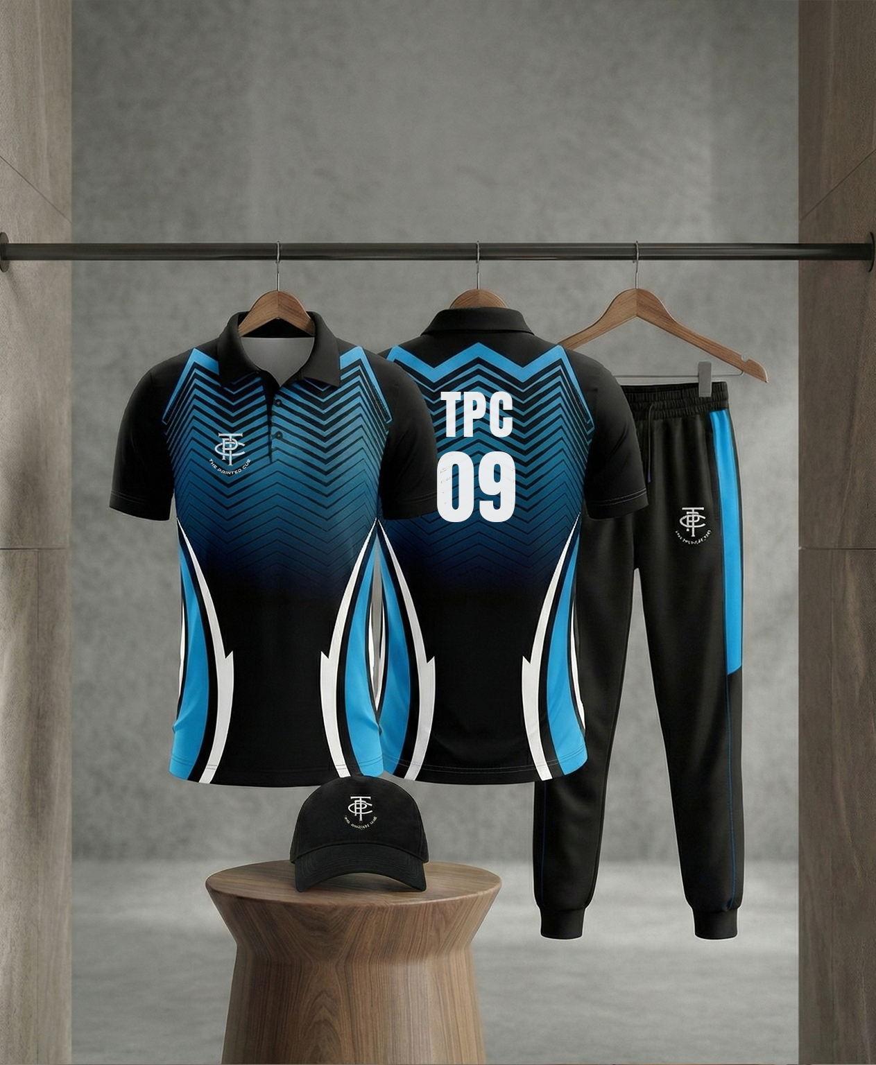 Blue & Black