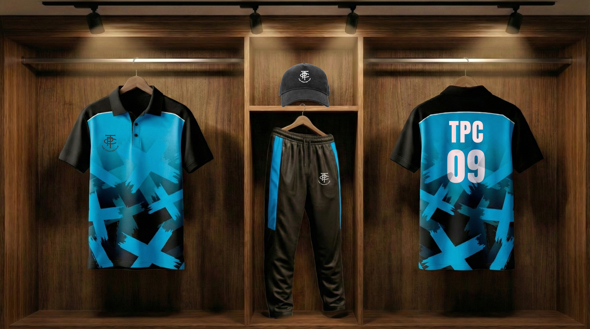 Blue & Black