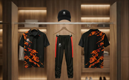 Orange & Black