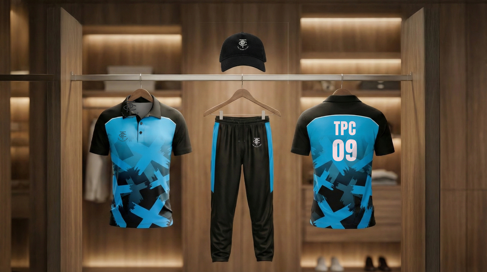 Blue & Black
