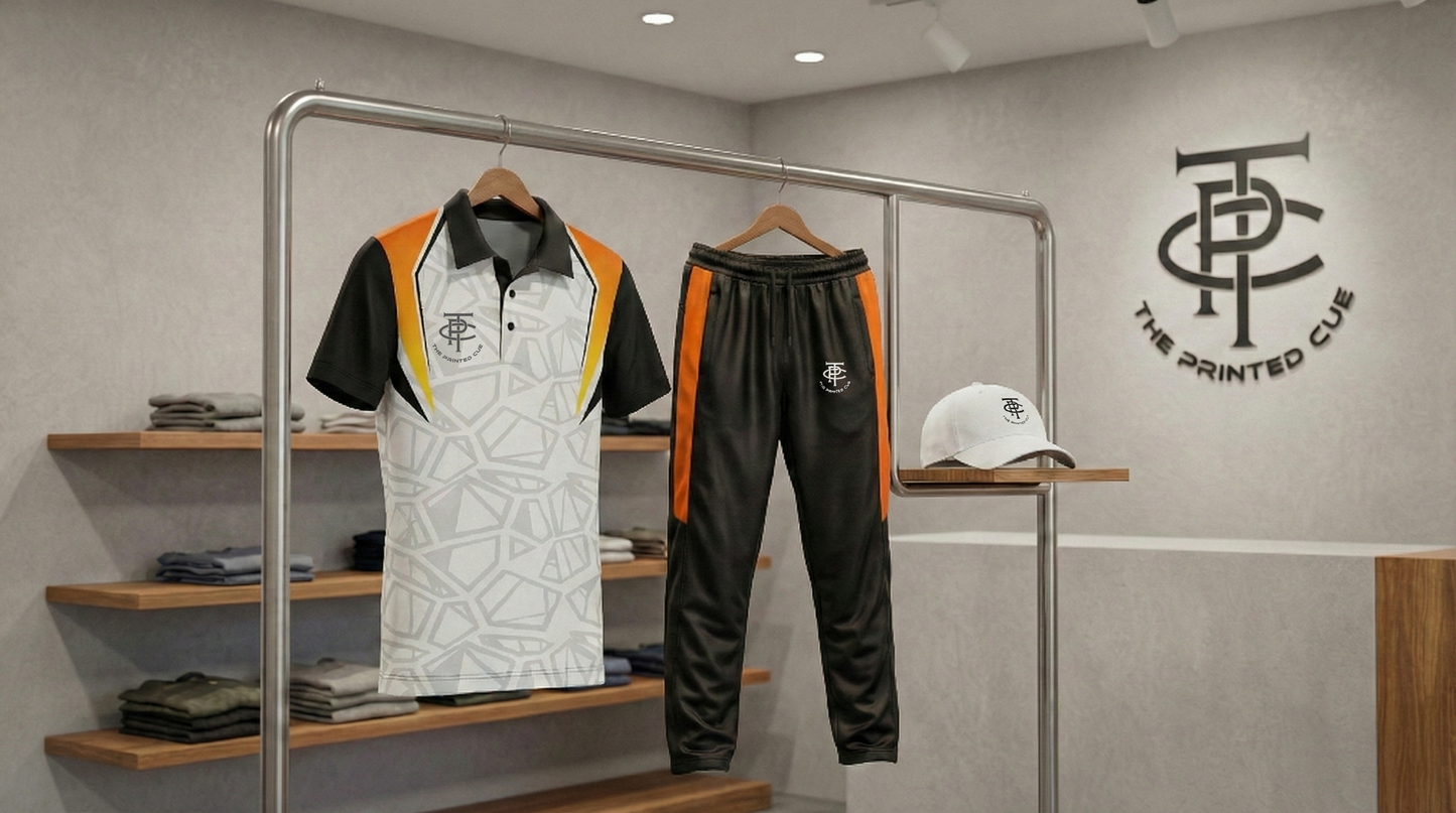 Orange & White