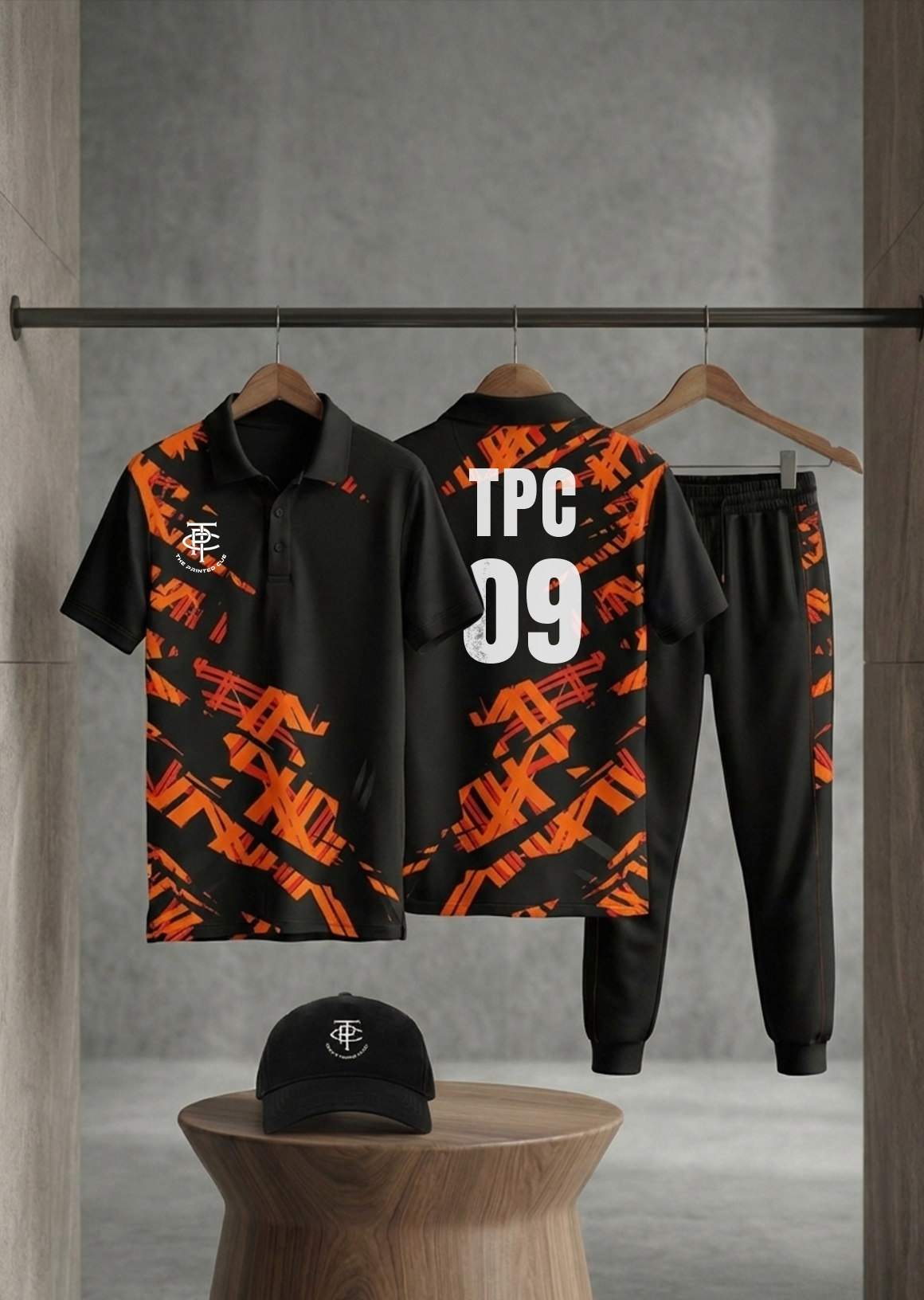 Orange & Black