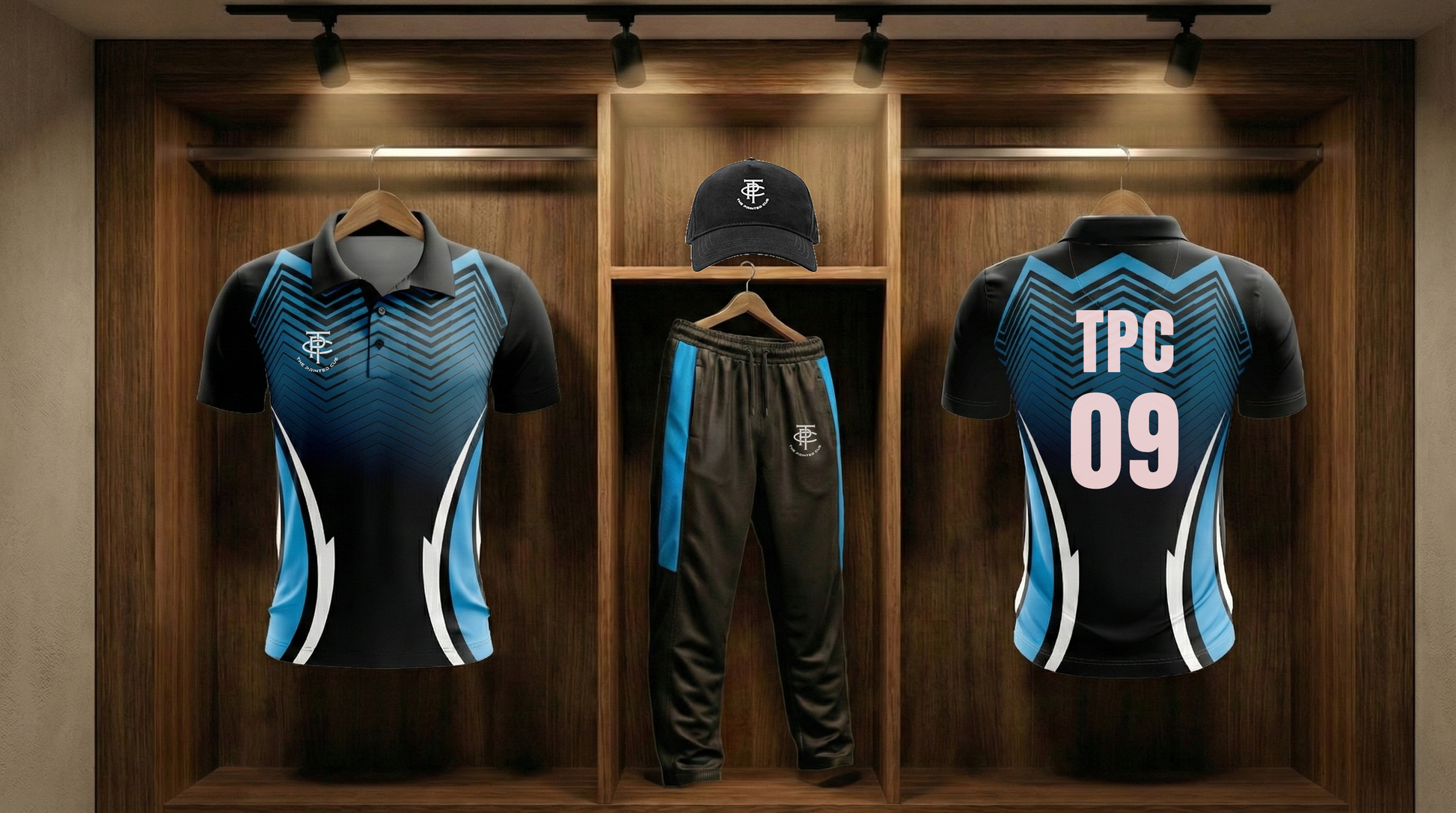 Blue & Black