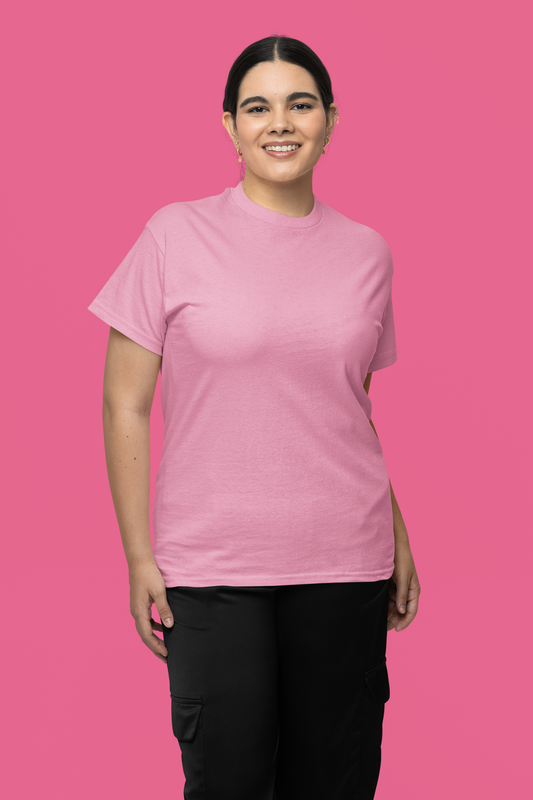 Solids : Dust Rose T-shirt - The Printed Cue LLC