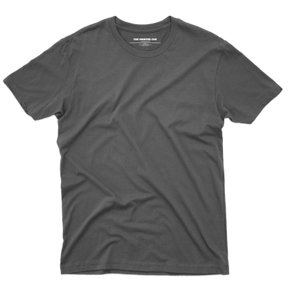 Solids : Dark Grey T-shirt - The Printed Cue LLC