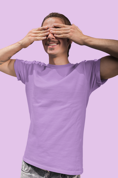 Solids : Lavender T-shirt - The Printed Cue LLC