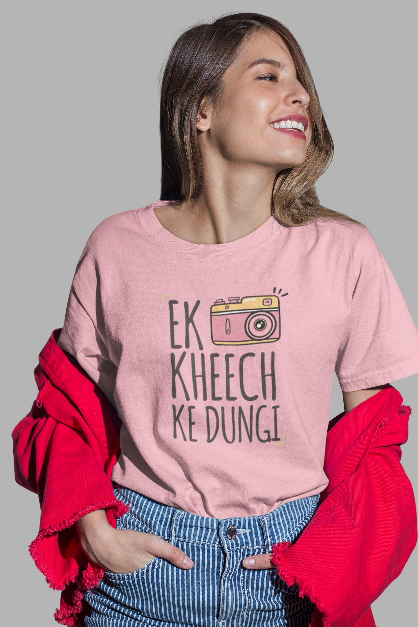 Printed T-shirt Oversized : EK KHEECH KE DUNGI - The Printed Cue LLC